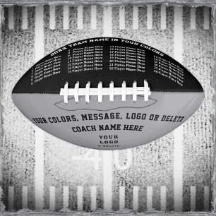 Personalized Football Coach Gifts All Players Name