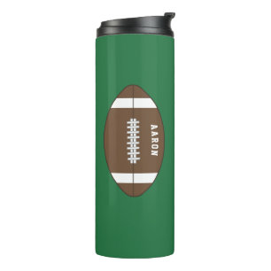 Personalized Football Coffee Mug Travel Tumbler 