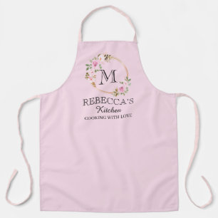 Personalized for Women Custom Family Cooking Gift  Apron