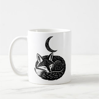 Personalized Fox & Moon Mug
