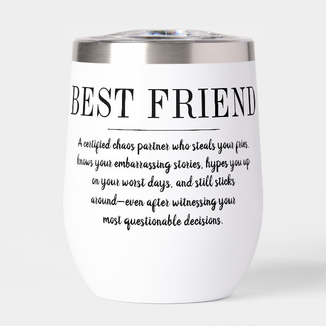 Personalized Friend Best Friend Definition Funny (Front)