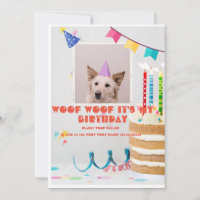 PERSONALIZED FUN COLORFUL HAPPY BIRTHDAY INVITE