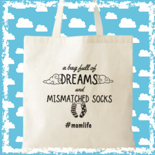 Personalized Funny Busy Mum Life Momlife Mama Tote Bag