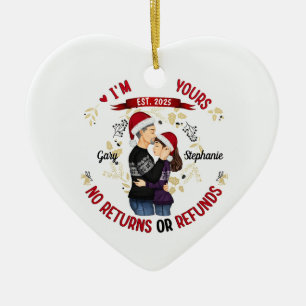 Personalized Funny Couple Ornament I'm Yours No 