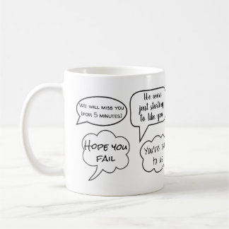 Personalized Funny Leaving Gift For Worker Coffee Mug