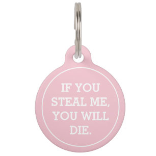 Personalized Funny Pet Name Tag