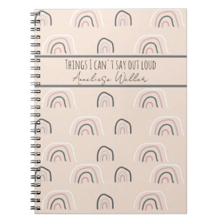 Personalized Funny Things I Can’t Say Out Loud  Notebook