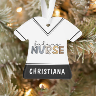 Personalized Future Nurse   Nursing Student Gifts Ornament