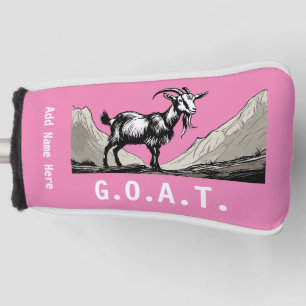 Personalized G.O.A.T. Golf Head Cover