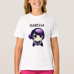 Personalized Gaming Kawaii Anime Girl Gamer T-Shirt