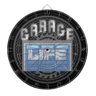 Personalized Garage Life Dartboard