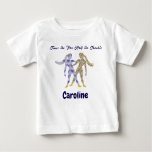 Personalized Gemini Zodiac Impressionist Toddler  Baby T-Shirt