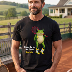 Personalized Giddy Up For The Game Daddy   Quirky  T-Shirt