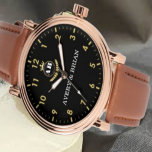 Personalized Gift Custom couple monogram  Watch<br><div class="desc">Personalized Gift Custom couple monogram Wedding Gift for Groom, Watch For Groom, Anniversary Gift for Men, Groom Gift From Bride, Gift For Husband, Engraved Gift For Groom Boyfriend Watch Gift, Personalized Watch, Gift for Him, Anniversary Gift, Mens Wrist Watch, Graduation Gift, Custom Watch, Husband Gift, Wedding Gift for Groom, Watch...</div>