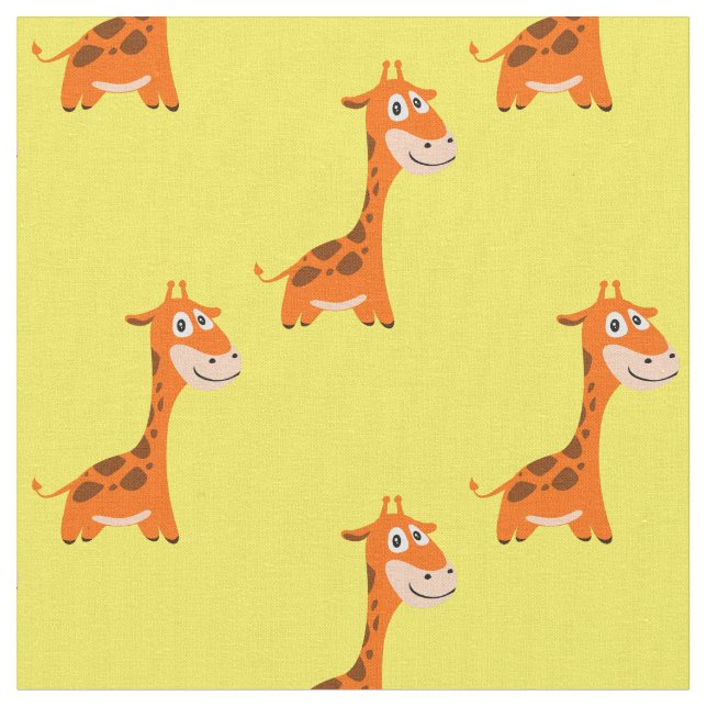 Personalized Giraffe Fabric (Close Up)