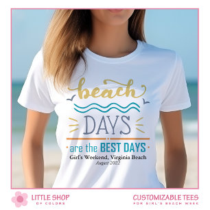 Personalized Girls Weekend at the Beach T-Shirt
