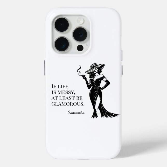 Personalized Glam Style Quote Design  Case-Mate iPhone Case