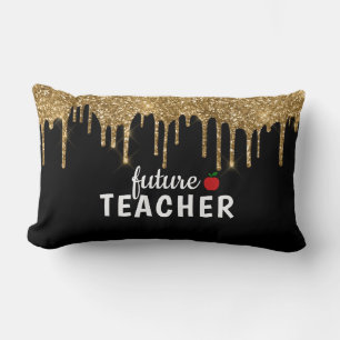 Personalized Glam Teacher Lumbar Cushion