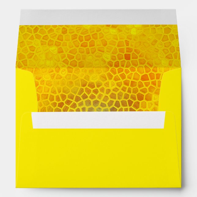 Personalized Gold Dinosaur Envelope (Back (Bottom))