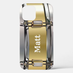 Personalized Gold Snare Drum  iPhone 12 Pro Case