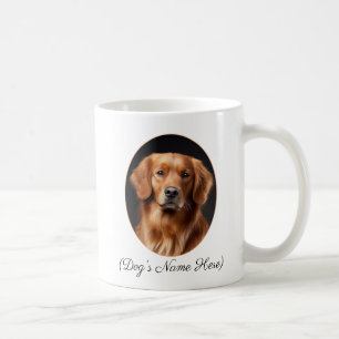 Personalized Golden Retriever by My Side Coffee Mug