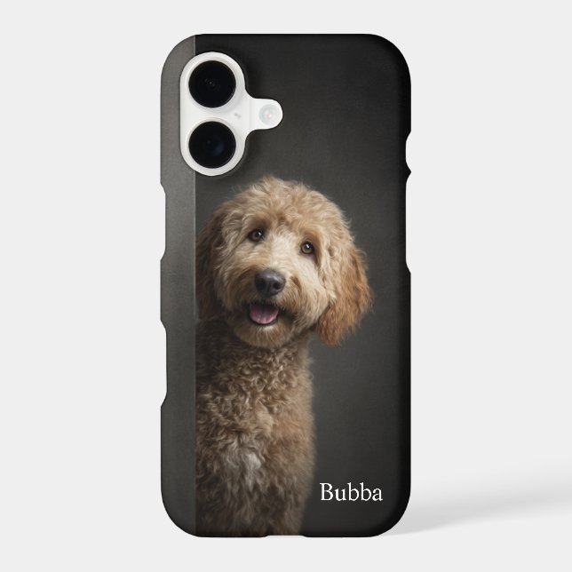 Personalized Goldendoodle Portrait (Back)