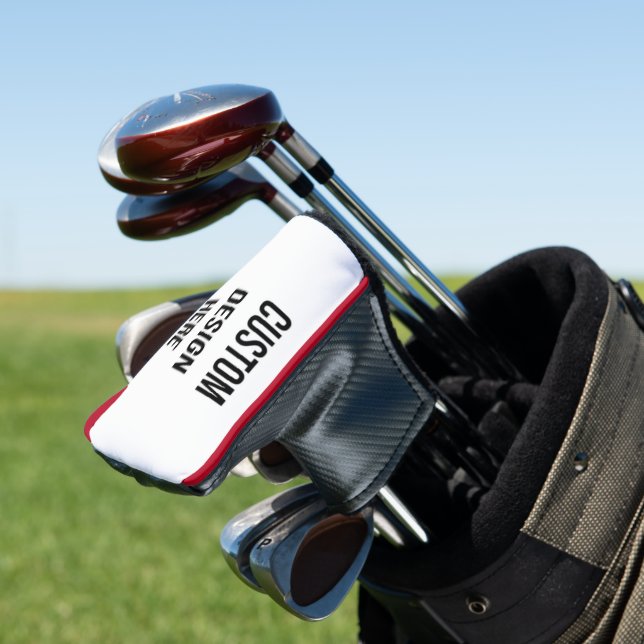 Personalized Golf Club Headcover with Custom Photo (In Situ)