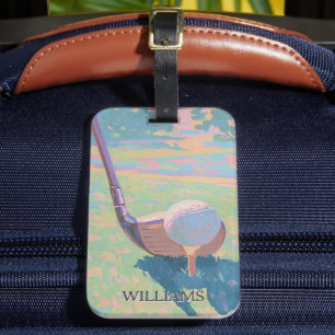 Personalized Golf Club Luggage Tag