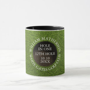 Personalized Golf Hole in One Award Mug