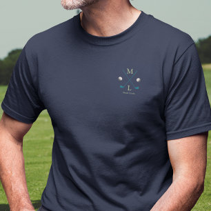 Personalized Golf Player Logo T-Shirt