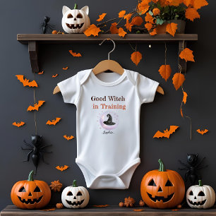 Personalized Good Witch in Training –  Baby Bodysuit
