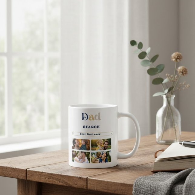 Personalized Google Search Best Dad Ever Mug (Creator Uploaded)