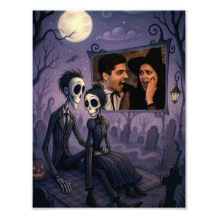 Personalized Gothic Halloween Photo Print