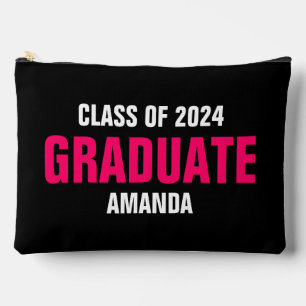 Personalized Graduate Name Accessory Pouch