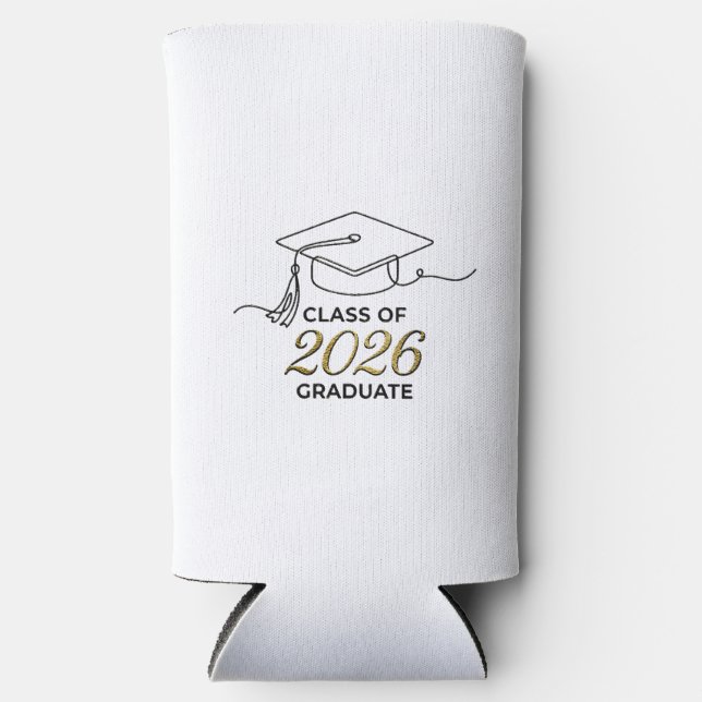 Personalized Graduate Slim Cooler (Front)
