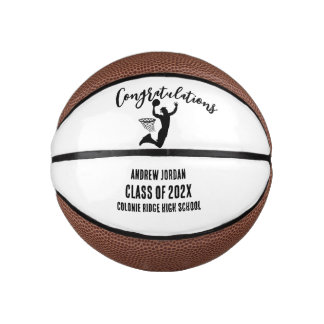 Personalized Graduation Basketball, Name Mini Basketball