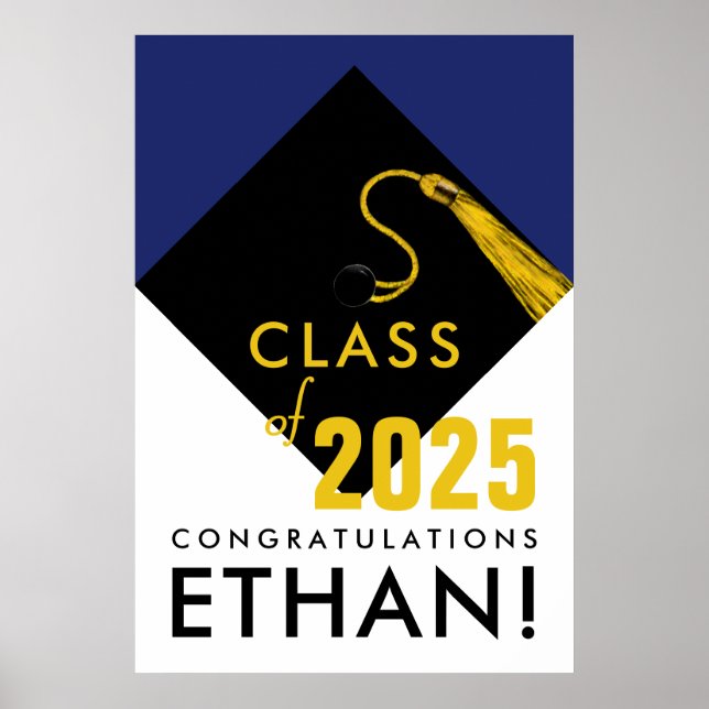 personalized graduation congrats poster (Front)