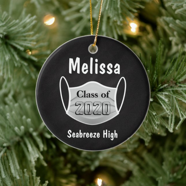 Personalized Graduation During A Pandemic 2020 Ceramic Tree Decoration (Tree)