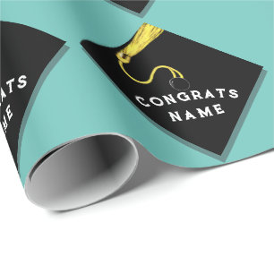 Personalized Graduation Gift Wrapping Paper