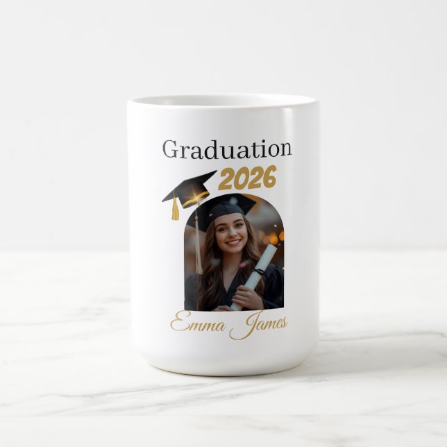 Personalized Graduation Mug – Class of 2026 (Center)