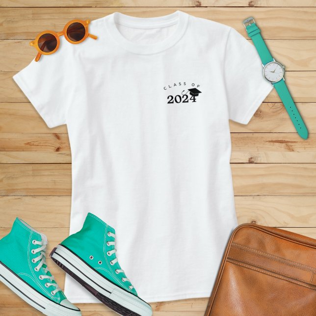 Personalized Graduation Name, Year, School Party T-Shirt (Creator Uploaded)