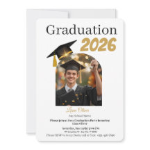 Personalized Graduation Party Photo Invitation 