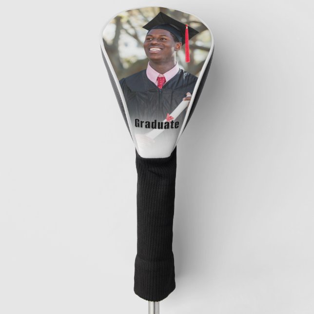 Personalized Graduation Photo Keepsake Memory Gift Golf Head Cover (Front)