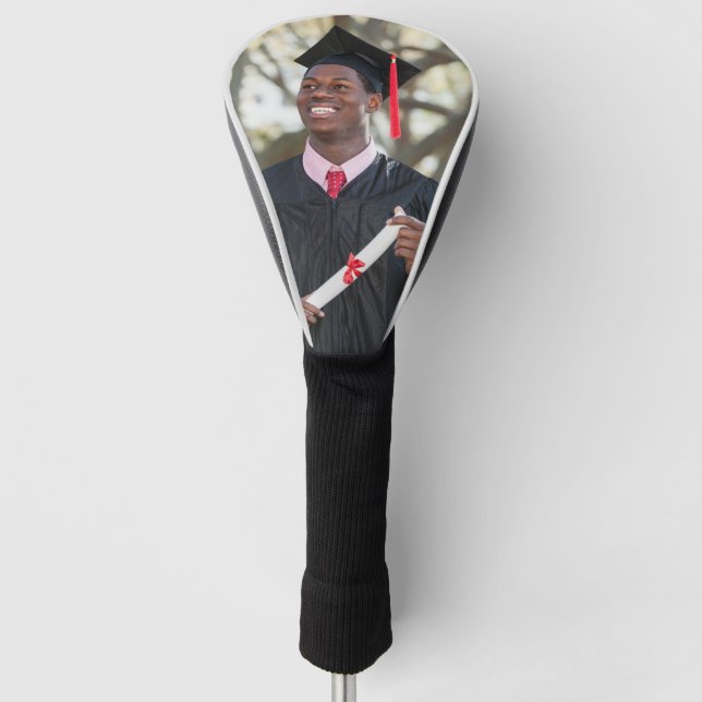 Personalized Graduation Photo Keepsake Memory Gift Golf Head Cover (Front)