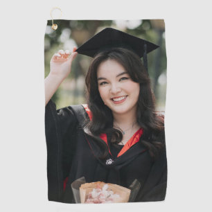 Personalized Graduation Photo Keepsake Memory Gift Golf Towel
