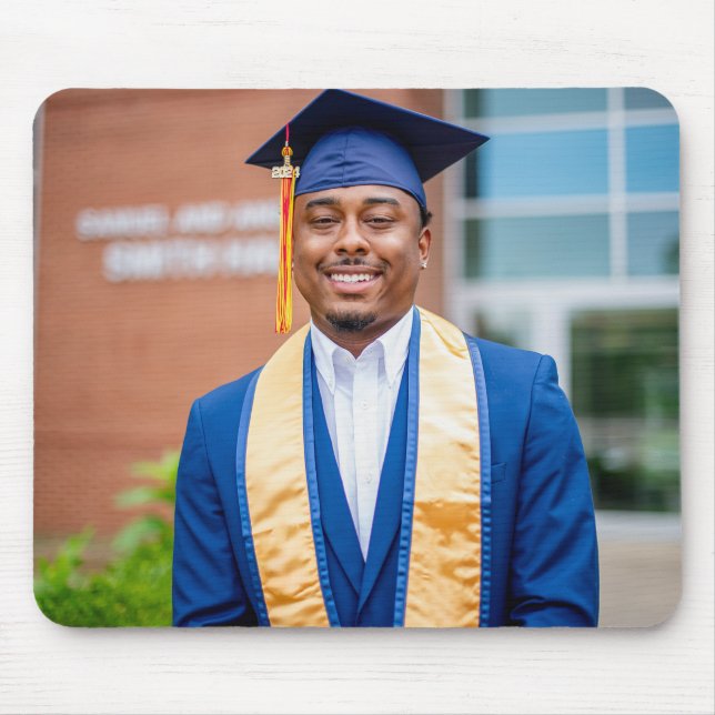 Personalized Graduation Photo Keepsake Memory Gift Mouse Pad (Front)