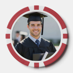 Personalized Graduation Photo Keepsake Memory Gift Poker Chips