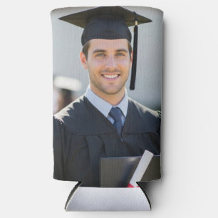 Personalized Graduation Photo Keepsake Memory Gift Seltzer Can Cooler