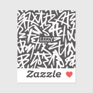 Personalized Graffiti Name Pattern — Custom Urban