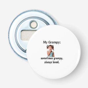 Personalized Granddaughter Grandpa Photo  Bottle Opener